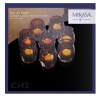 Mikasa: Set of 8 Amber Solaris Votive Holders Mikasa: Set of 8 Amber Solaris Votive Holders