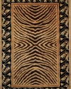 Momeni Rugs New Wave Collection NEWWANW-09BRN5380 Brown 5'3 x 8' Rectangle