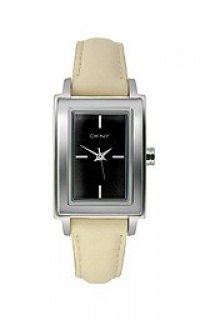 DKNY 3-Hand Silver-Tone Rectangle Tank Women's watch #NY8772