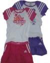 Adidas Girls 2-piece Shirt and Skort Set