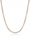 Anne Klein Gold-Tone Crystal Glass Tubular Pave Strand Necklace, 42