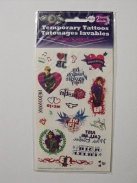 Temporary Tattoos - Justin Bieber