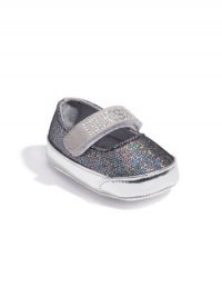 GUESS Kids Girls Baby Jennie-Lee Mary Janes - Silver Spar, SILVER (2)