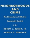 Neighborhoods and Crime: The Dimensions of Effective Community Control