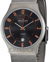 Skagen Men's 233XLTTMO Titanium Grey Dial Watch