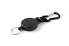 KEY-BAK #488B SecurIt Retractable Reel with 48-Inch Kevlar Cord (Black)