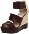 KORS Michael Kors Women's Collie Wedge Sandal,Mocha,8.5 M US