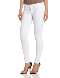 Hudson Women's Collin Skinny, Studded White, 24