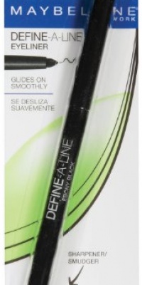 Maybelline New York Define-A-Line Eyeliner, Ebony Black, 0.01 Ounce