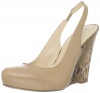 Guess Women's Russo Slingback Pump,Natural,8 M US