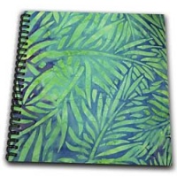 Aqua and Turquoise Tropical - Memory Book 12 X 12 Inch