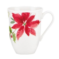 Lenox Winter Meadow Poinsettia Mug