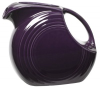 Fiesta 67-1/4-Ounce Large Disk Pitcher, Plum