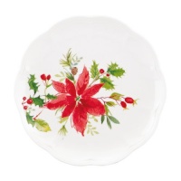 Lenox Winter Meadow Poinsettia Accent Plate