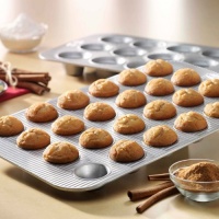 USA Pans 24 Cup Mini-Muffin Pan, Aluminized Steel with Americoat