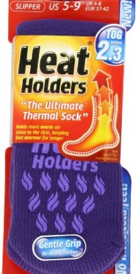 Heat Holders Ladies Slipper Heat Holders, Lavendar, US Shoe Size 5-9