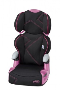 Evenflo AMP High Back Car Seat Booster, Pink Angles