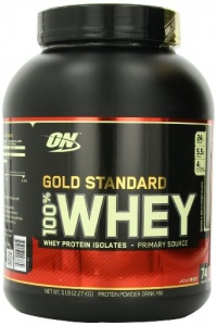 Optimum Nutrition 100% Whey Gold Standard, Double Rich Chocolate, 5 Pound