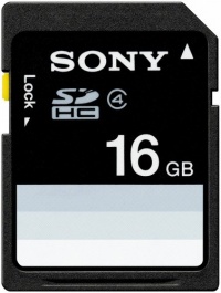 Sony SDHC Card 16 GB SF-16N4 (Black)