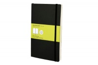 Moleskine Classic Notebook, Large, Plain, Black, Soft Cover (5 x 8.25) (Classic Notebooks)