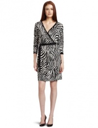 Karen Kane Women's Zebra Wrap Dress