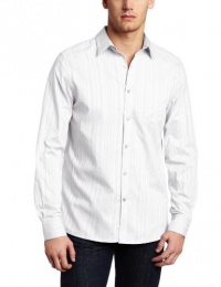 Kenneth Cole Men's Dressy Stripe Shirt