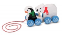 Melissa & Doug Penguin And Polar Bear Pull-Along