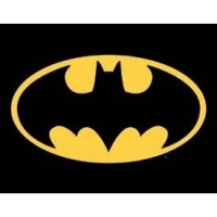 Batman Logo Tin Sign , 16x12