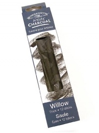 Winsor & Newtown Artist Vine Charcoal Sticks 12/Pkg-Extra-Soft