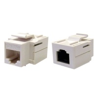 CAT5E, RJ45 Inline Keystone Coupler, White Color