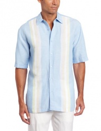 Cubavera Men's Big-Tall Engineered Panel Shirt