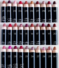 NYX Jumbo Lip Pencil - 30 Shades with a Free NYX 2 in 1 Sharpener