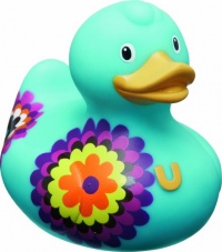 Bud Rubber Luxury Duck Bath Tub Toy, Bloom