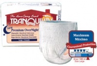 Tranquility Premium Overnight Disposable Underwear, Medium