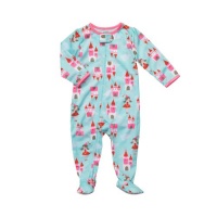 Carter's Toddler Girls Zip Front Castles 1pc Footed Sleeper (4T)