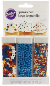 Wilton 710-2082 Primary Sprinkle Set, 3.83-Ounce