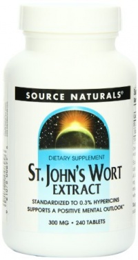 Source Naturals St. John's Wort 300mg, 240 Tablets