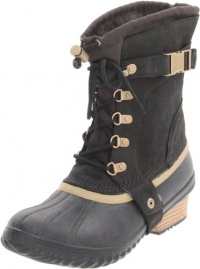 Sorel Womens Conquest Carly Short Boot Black Size 7