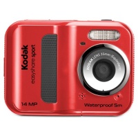 EasyShare Sport C135 14 MP Waterproof Digital Camera with 2.4-Inch LCD (Red) (New Model)