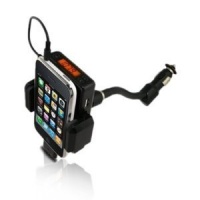 Flexpod Car Mount System for Apple iPhone 3G and 3GS / iPod Touch 2nd and 3rd Gen - Cutting Edge FM Transmitter and Charger with DC Surge Protection and Stabilized Flex-Neck