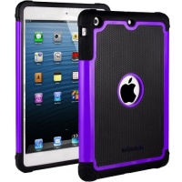 HHI Aero Armor Case for iPad mini - Purple (Package include a HandHelditems Sketch Stylus Pen)