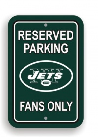 NFL New York Jets Plastic Parking Sign