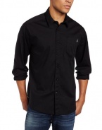 Volcom Men's Why Factor Solid Long Sleeve Shirt