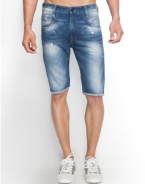 GUESS Alameda Denim Shorts in Wheeler Wash