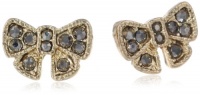 Betsey Johnson Iconic Summer Metallics Bow Stud Earrings