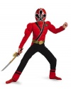 Red Ranger Samurai Classic Muscle Costume