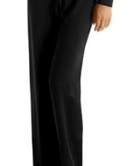 Calvin Klein Women's Essentials Drawtie Pant, Black, Large