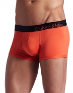 Calvin Klein Men's Bold Micro Low Rise Trunk, Blaze, X-Large