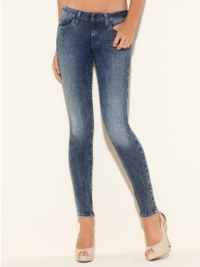 GUESS Power Skinny Jeans with Zip in Loud Wash