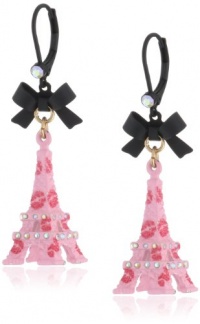 Betsey Johnson Paris is Always a Good Idea Eiffel Tower Drop Earrings